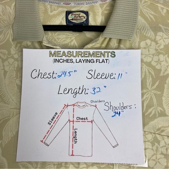 Tommy Bahama Yellow Hawaiian Shirt Vacation Cruise‎ Island Travel Men’s XL - Picture 4 of 8